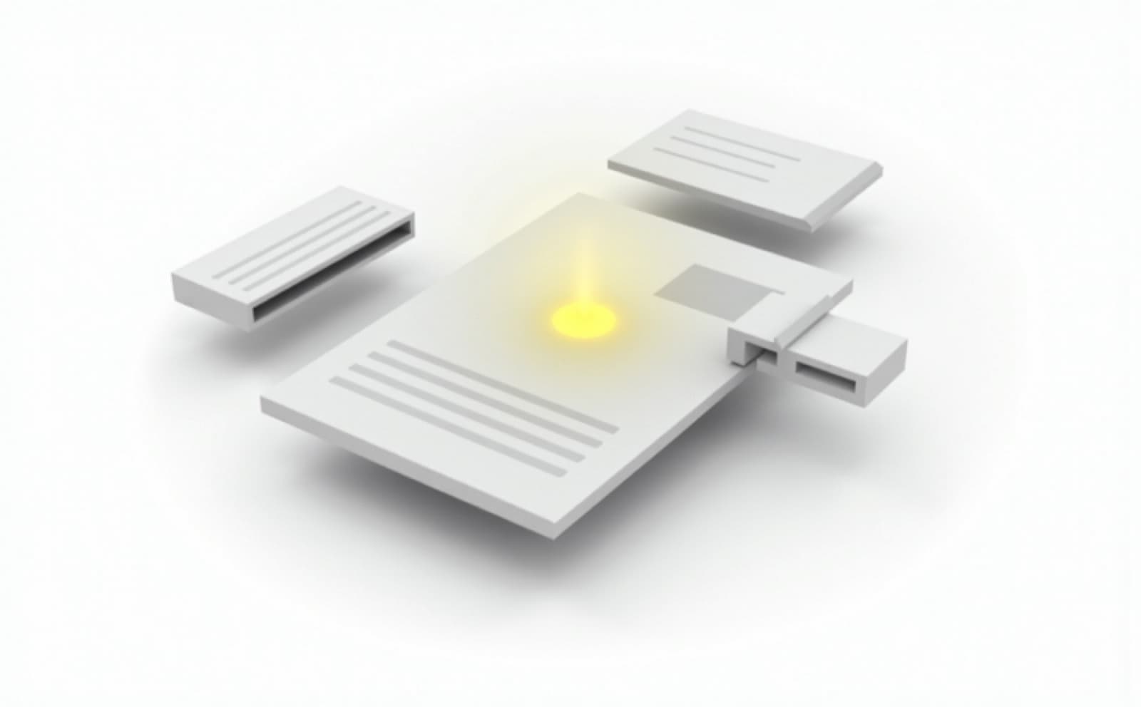 AI-powered website wireframe components illustration